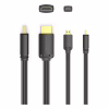Кабель мультимедійний HDMI M to HDMI micro M 3.0m V2.0 4K 60Hz Vention (AGIBI) - Image 4