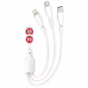 Дата кабель USB 2.0 AM to Lightning + Micro 5P + USB-C 1.0m 2.4A XO (CB-23U3) - Image 4