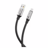 Дата кабель USB 2.0 AM to USB-C 1.0m 6A silicone black XO (NB251_C_Black) - Image 2