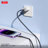 Дата кабель USB-C to USB-C 1.0m 240W black XO (NBQ264A_С_Black) - Image 3