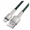 Дата кабель USB 2.0 AM to Lightning 2.0m 2.4A metal green Baseus (CALJK-B06) - Image 3