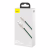 Дата кабель USB 2.0 AM to Lightning 2.0m 2.4A metal green Baseus (CALJK-B06) - Image 5
