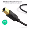 Кабель для принтера USB 2.0 AM/BM 5.0m US135 black Ugreen (10352) - Image 3