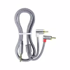 Кабель мультимедійний 3.5mm M to 2xRCA M 1.0m 90° corner Essager (EYPWT-MY0G-P) - Image 2