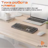 Клавиатура Meetion WK330 Wireless/Bluetooth Black (MT-WK330-A-RUA) - Image 3