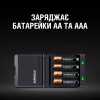 Зарядное устройство для аккумуляторов Duracell CEF27 + 2 rechar AA1300mAh + 2 rechar AAA750mAh (5001374) - Image 4