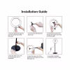 Набор блогера Puluz Ring USB LED lamp 10.2"+ table mount 140cm (PKT3039) - Image 2