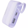 Батарея універсальна Canyon 10000mAh OnPower 101 PD/22.5W built-in cable Purple (CNS-CPB101PU) - Image 6