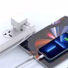 Зарядний пристрій XO QC 3.0 L102 35W/2 USB-C + cable Lightning NB113 White (XO-L102i-WH) - Image 3