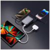Батарея універсальна SWISSTEN 20000mAh SPACE 22/5W PD QC w/built-in cables USB-C/LIGHTNING Silver (8595217490598) - Image 5