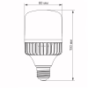 Лампочка Videx A80 30W E27 5000K 220V (VL-A80-30275) - Image 3