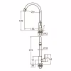Змішувач AQUATICA KT-1G170P - Image 3
