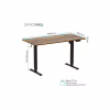 Комп'ютерний стіл OfficePro ODE1470DW Dark Wood/Black (ODE1470DW) - Image 10