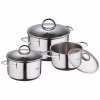 Набор посуды Bergner Classic 1.7 л, 2.3 л, 3.3 л 6 предметів (BG-6284) - Image 2