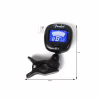 Тюнер для музыкальных инструментов Fender FT-1 Pro Clip-On Tuner Black (226366) - Image 2