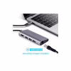 Концентратор Dynamode USB3.1 Type-C to HDMI, 3хUSB3.0, RJ45, USB Type-C Female, SD (Dock-USB-TypeC-HDMI-USB3.0-RJ45) - Image 2