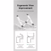 Подставка для ноутбука Vention Laptop X-type Stand White ABS 83-170мм (KDNW0) - Image 4