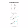 Подставка для ноутбука Vention Laptop X-type Stand White ABS 83-170мм (KDNW0) - Image 11