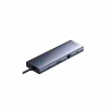Концентратор Baseus USB-C 10-in-1 HDMI 4K60Hz + VGA + 3xUSB 3.0 + PD + RJ45 1000Mbps + SD/TF + 3.5mm gray (B0005280C811-00) - Image 4
