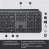 Клавіатура Logitech MX Keys Advanced for Business Wireless Illuminated UA Graphite (920-010251) - Image 10