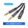 Кабель мультимедійний 3.5mm F to 2x3.5mm M (4pin) Vention (BBTBY) - Image 2