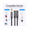 Кабель мультимедийный 3.5mm M to 2x3.5mm F 0.3m Vention (BBSBY) - Image 6