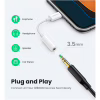 Переходник Lightning to 3.5 mm 0.1m Headphone Jack Adapter Model US212 white Ugreen (30759) - Image 8