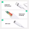 Перехідник Lightning to 3.5 mm 0.1m Headphone Jack Adapter Model US212 white Ugreen (30759) - Image 9