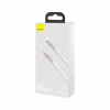 Дата кабель USB-C to Lightning 1.0m Cafule Metal PD 20W white Baseus (CATLJK-A02) - Image 9