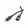 Дата кабель USB-C M/F 1.2m extension U107 black HOCO (6931474789990) - Image 2