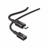 Дата кабель USB-C M/F 1.2m extension U107 black HOCO (6931474789990) - Image 3