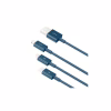 Дата кабель USB 2.0 AM to Lightning + Micro 5P + Type-C 1.5m 3.5A blue Baseus (CAMLTYS-03) - Image 3