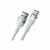 Дата кабель USB 2.0 AM to USB-C 1.0m 3A LED blue Essager (EXCT-XCD03) - Image 2