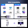 Кабель мультимедійний HDMI M to HDMI micro M 2.0m V2.1 8K60Hz HD164 black Ugreen (15517) - Image 9