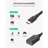 Перехідник OTG USB 3.0 AF to USB-C US154 black Ugreen (30701) - Image 2