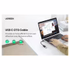 Перехідник OTG USB 3.0 AF to USB-C US154 black Ugreen (30701) - Image 8