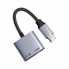 Переходник USB-C M to 3.5mm F + USB-C F PD60W Cabletime (CA915750) - Image 3