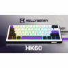 Клавиатура Hator Hellyberry HK60 Mechanical Linear RGB USB UA White/Violet (HK60) - Image 7