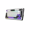 Клавиатура Hator Hellyberry HK75 Mechanical Linear RGB Wireless/Bluetooth/USB UA White/Violet (HK75_wireless) - Image 3