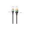Кабель мультимедийный HDMI M to HDMI mini M 1.0m V2.1 8K 60Hz green VENTION (AGJGF) - Image 2
