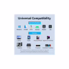 Перехідник USB-C to RJ45 Ethernet 1000Mbps gray Vention (CFQHB) - Image 9