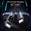 Дата кабель USB-C to USB-C 1.0m PD 100W L509 black Ugreen (35501) - Image 4