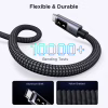Дата кабель USB-C to USB-C 1.0m PD 100W L509 black Ugreen (35501) - Image 10