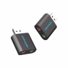 Звуковая плата Vention Audio USB 2х3,5mm jack Metal (VAB-S17-B) - Image 3