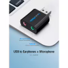 Звуковая плата Vention Audio USB 2х3,5mm jack Metal (VAB-S17-B) - Image 6