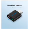 Звукова плата Vention Audio USB 2х3,5mm jack Metal (VAB-S17-B) - Image 9
