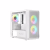 Корпус для ПК Logic concept PORTOS MESH+GLASS ARGB fans 3x120mm WHITE (AM-PORTOS-20-0000000-0002) - Image 3