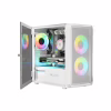 Корпус для ПК Logic concept PORTOS MESH+GLASS ARGB fans 3x120mm WHITE (AM-PORTOS-20-0000000-0002) - Image 9