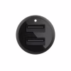Зарядний пристрій Belkin Car Charger (24W) Dual USB-A, USB-A - Lightning, 1m, black (CCD001BT1MBK) - Image 2