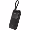 Батарея универсальная Canyon 10000mAh OnPower 101 PD/22.5W built-in cable Black (CNS-CPB101BK) - Image 2